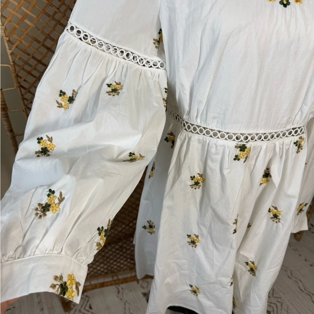 Baby Doll Embroidered Dress